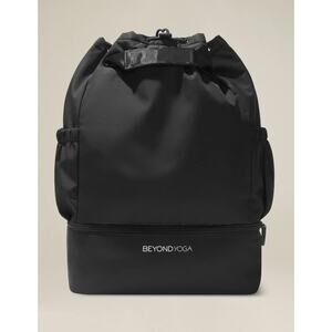 Beyond Yoga Convertible Gym Bag Black New In Sealed Bag Backpack Tote Pockets